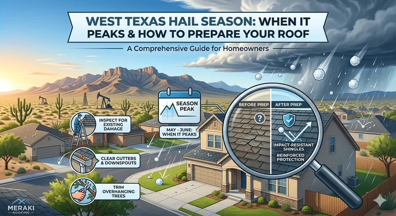 West Texas hail storm approaching El Paso home — hail season preparation guide